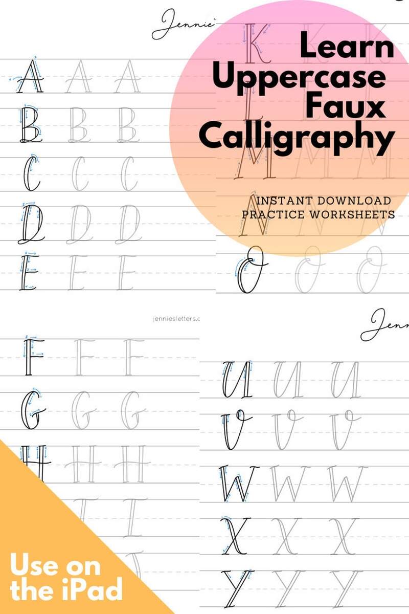 Tombow Fudenosuke Brush Alphabet Tombow Brush Pen Practice Sheets Faux Calligraphy Hand Lettering Practice Worksheets Uppercase Tombow Fudenosuke Brush Alphabet Tombow Brush Pen Practice Sheets Faux Calligraphy Hand Lettering Practice Worksheets Uppercase