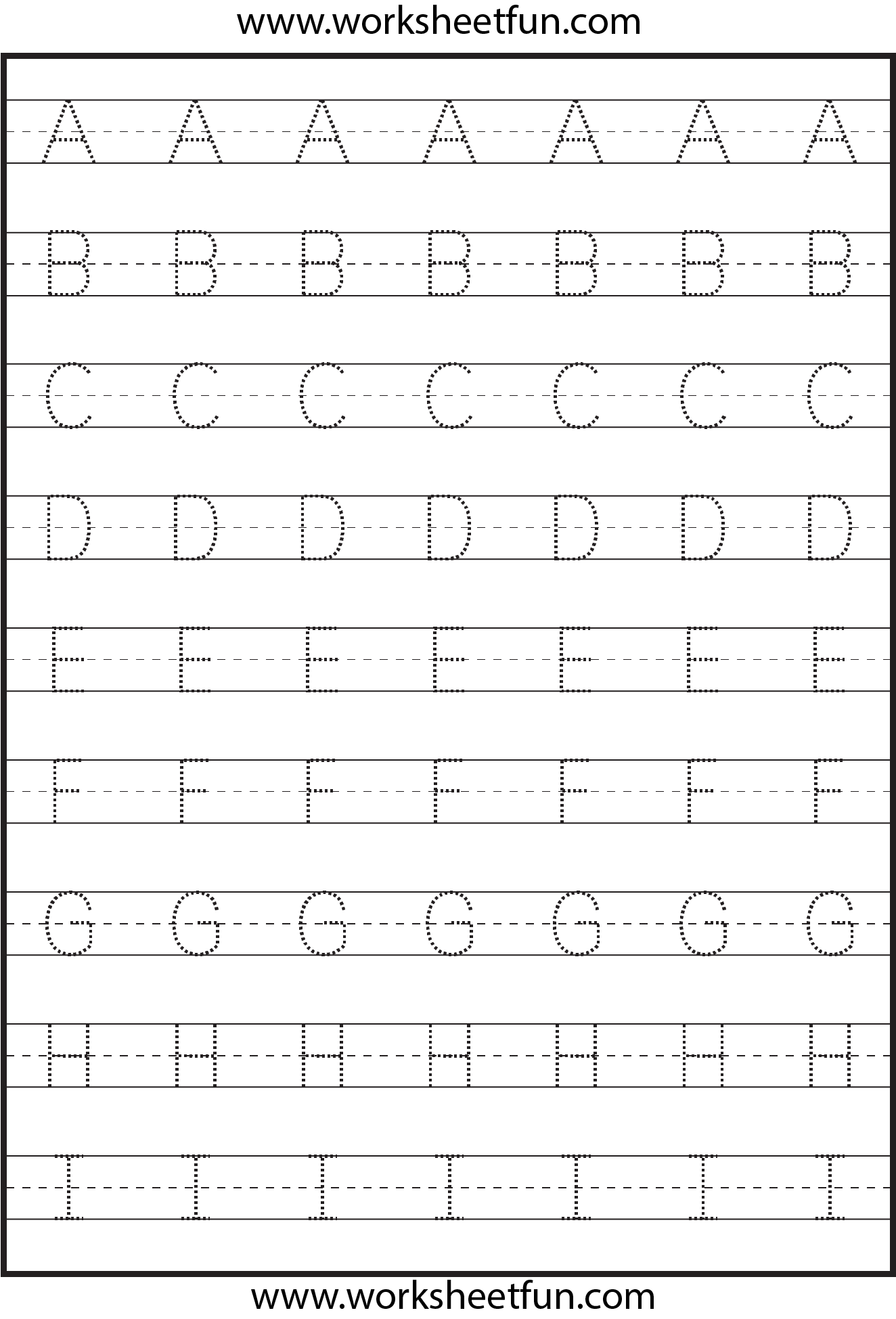 Tracing Uppercase Letters Capital Letters 3 Worksheets FREE Printable Worksheets Worksheetfun Uppercase Letter Tracing Worksheets Free Printables Doozy Moo