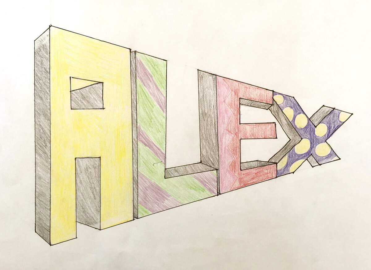 Two Point Perspective By 6th Grade Synergeyes Synergy School S Visual Arts Blog