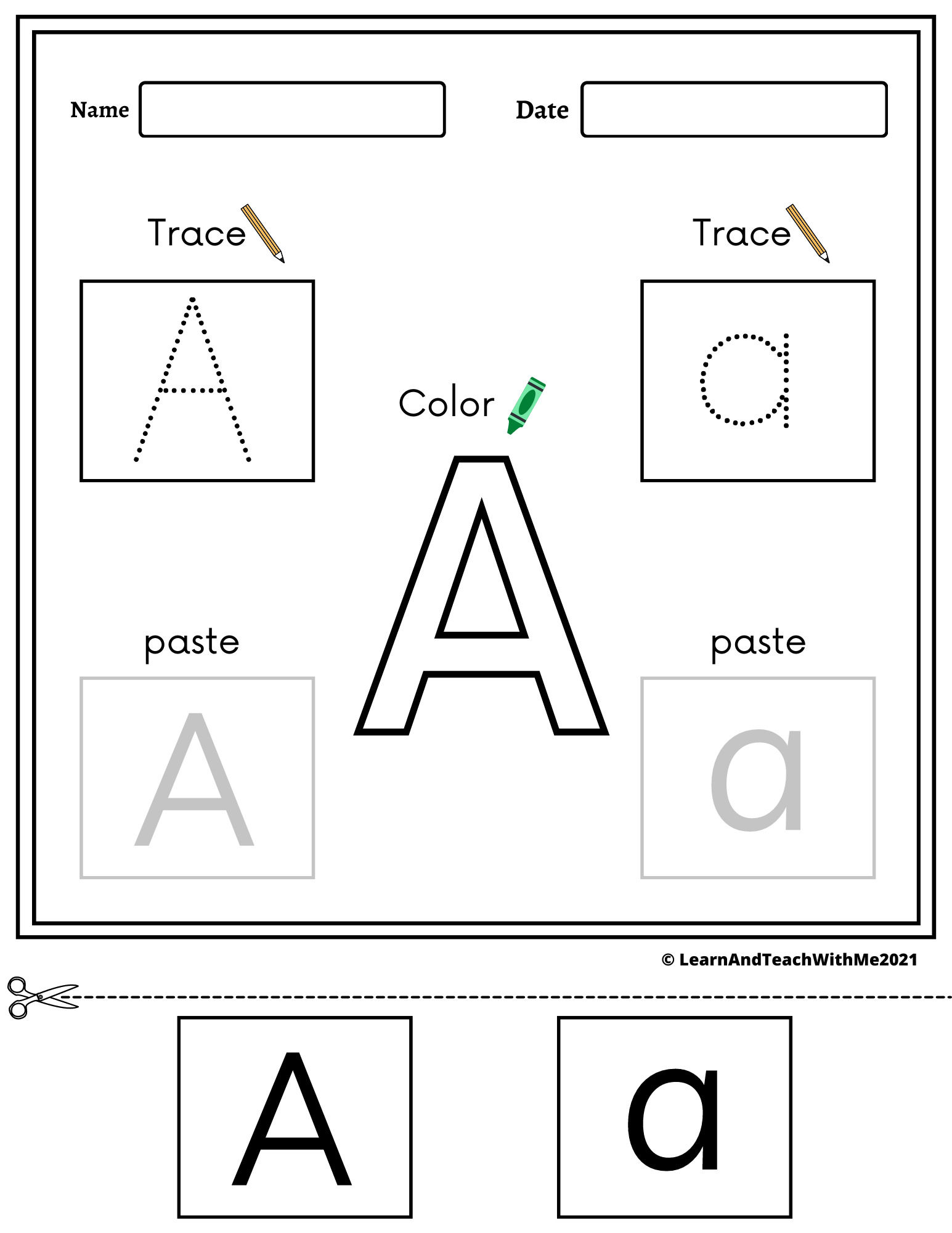 Uppercase And Lowercase Letters Worksheets Made By Teachers