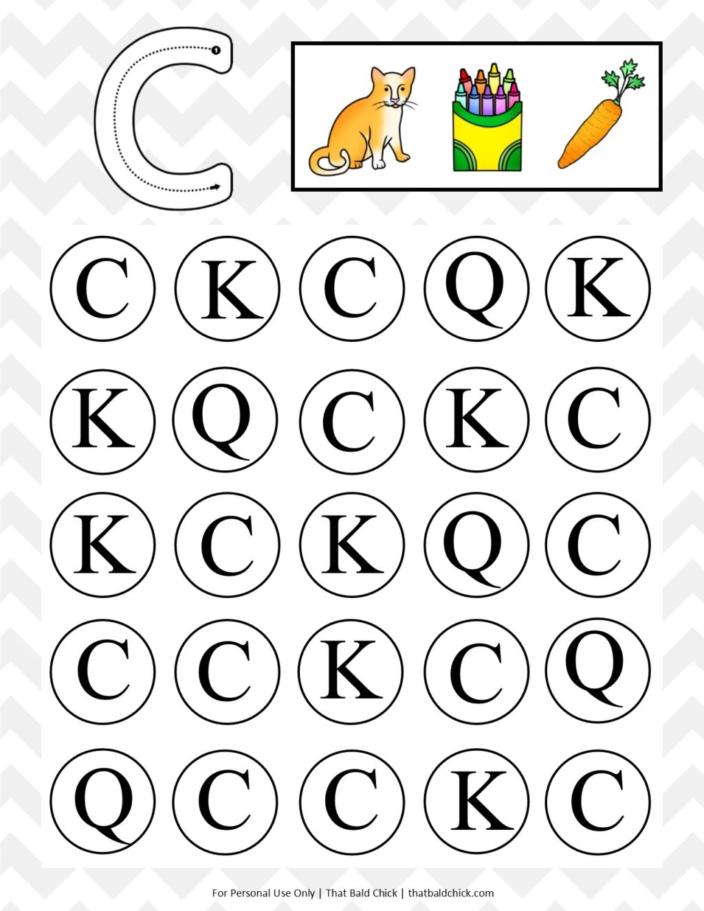 Uppercase Do A Dot Letter C