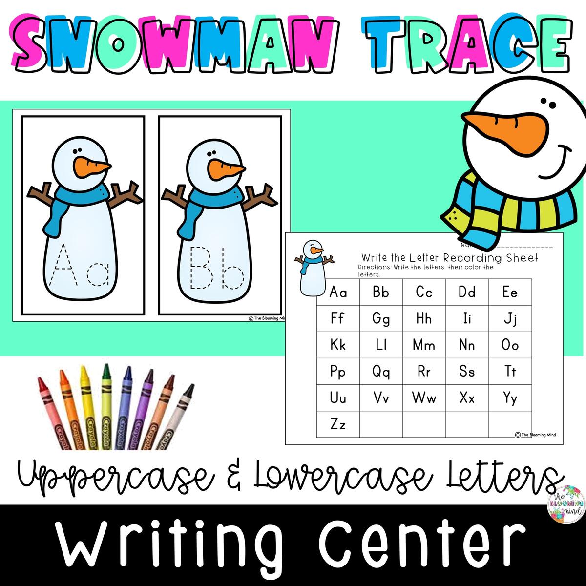 Winter Writing Center Trace The Letter Activity Made By Teachers Winter Writing Center Trace The Letter Activity Made By Teachers