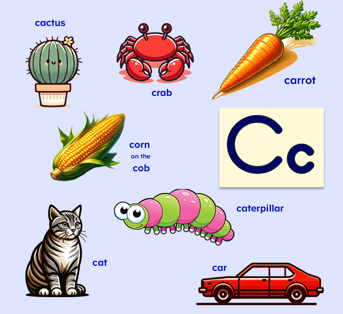Words That Start With The Letter C For Kids ABCmouse