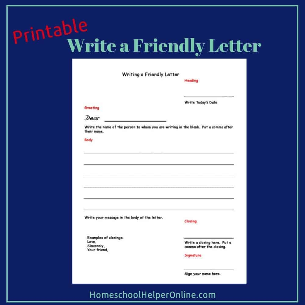 Writing A Friendly Letter Worksheet Homeschool Helper Online Free Printable Letter A Writing Practice Worksheet